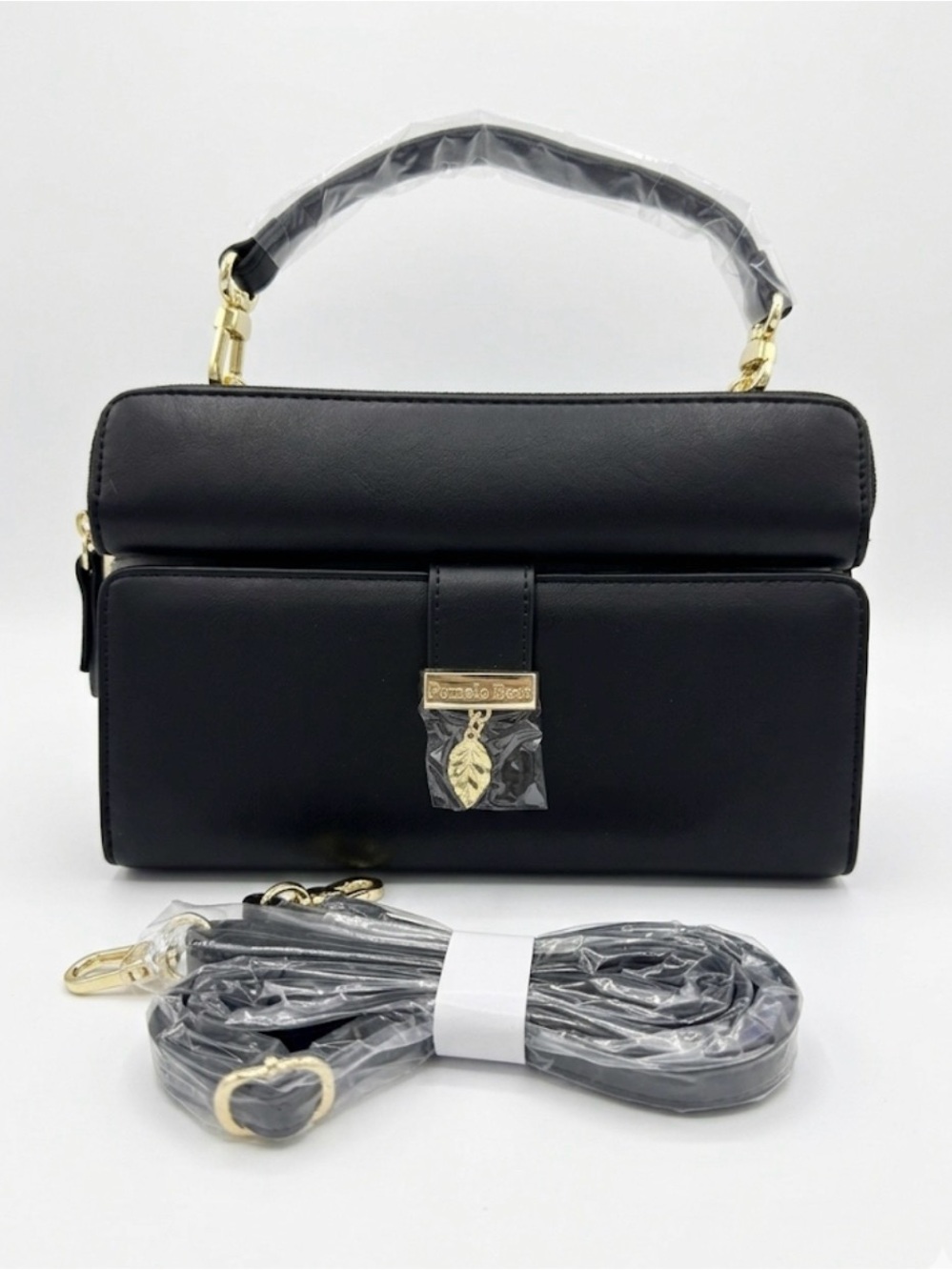 Black Satchel/Crossbody Bag